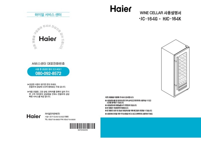 Haier JC-164G User manual