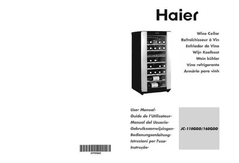 Haier JC 160GDD User manual Haier JC 160GDD User manual