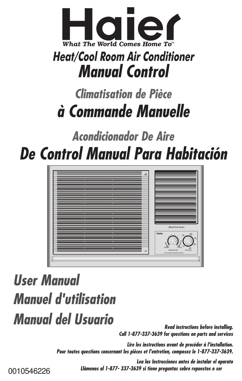 Haier HWS18VCA user manual