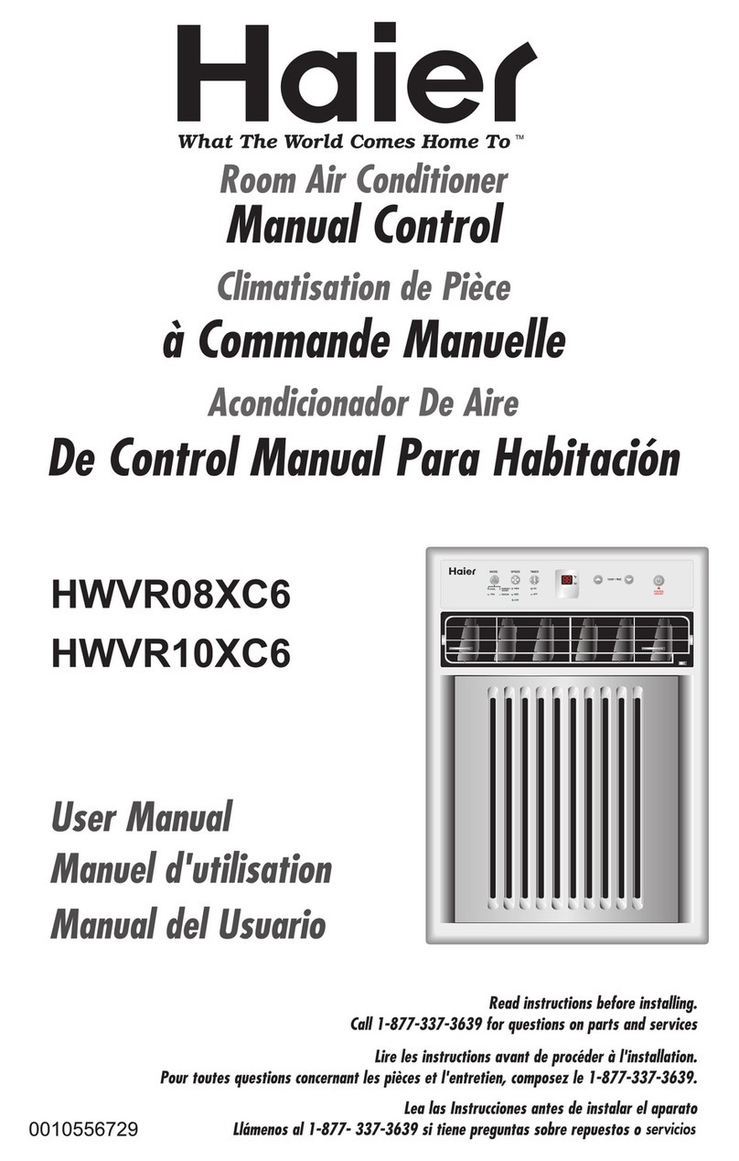 Haier HWV10XC5 User manual