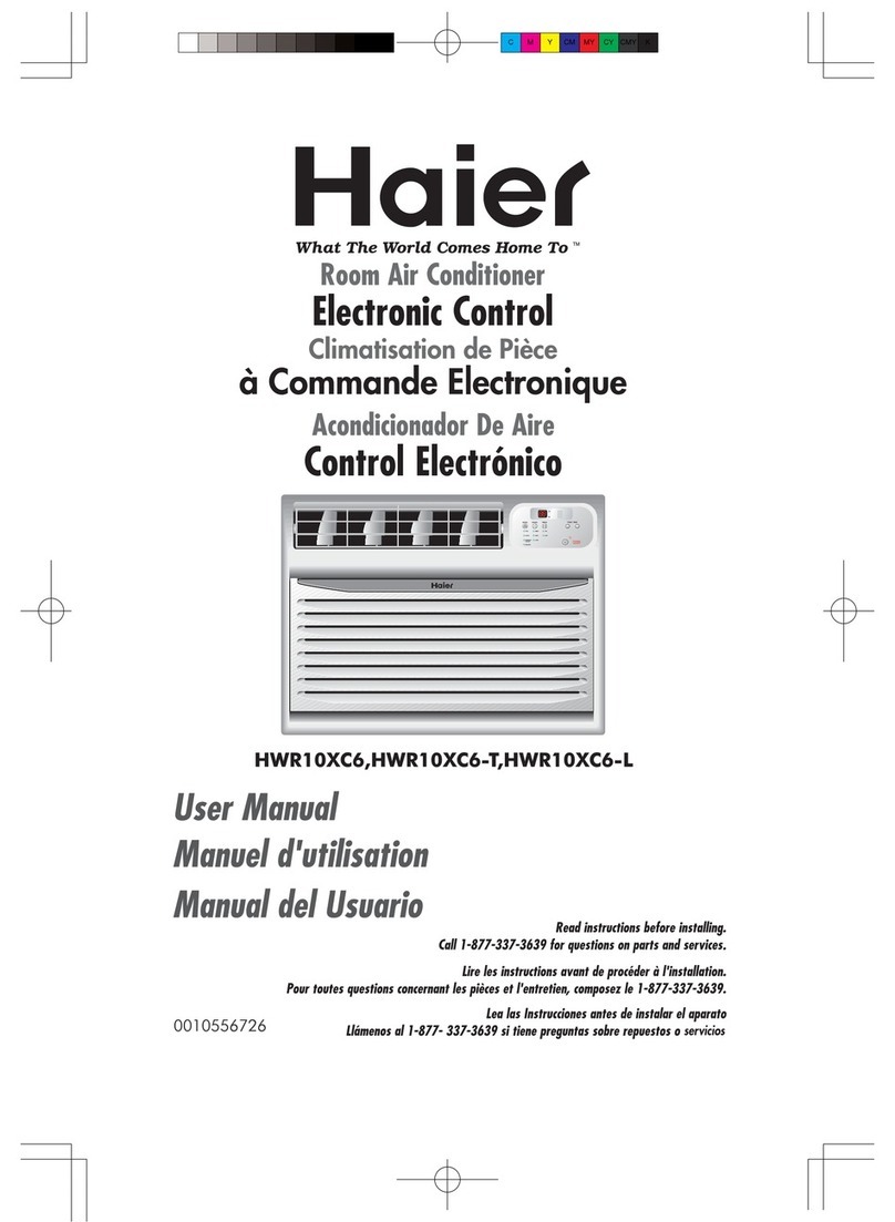 Haier HWR10XC6 -  2 User manual