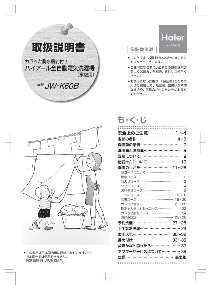 Haier JW-K60B manual
