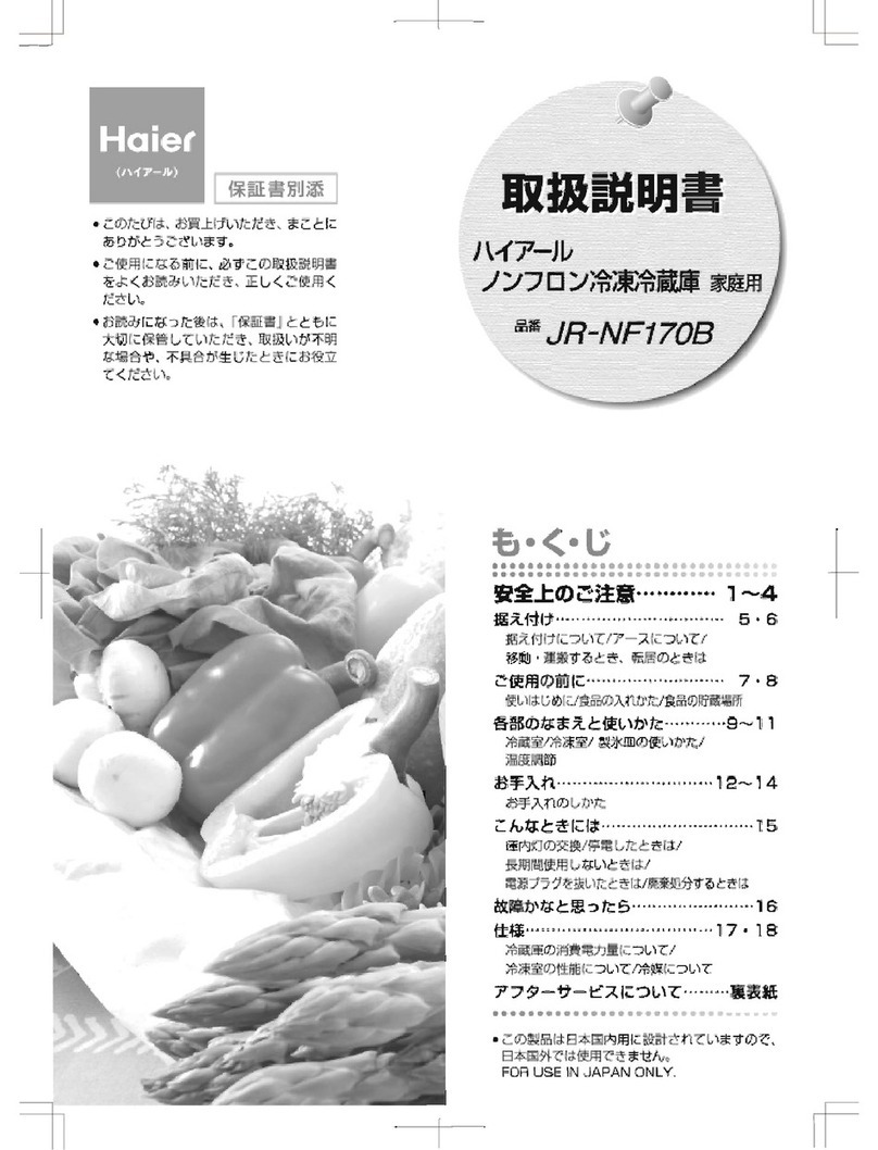 Haier JR-NF170B manual