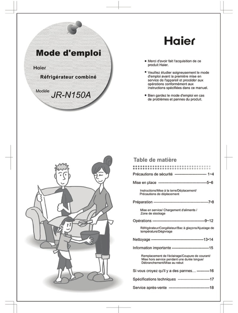 Haier JR-N150A User manual Haier JR-N150A User manual