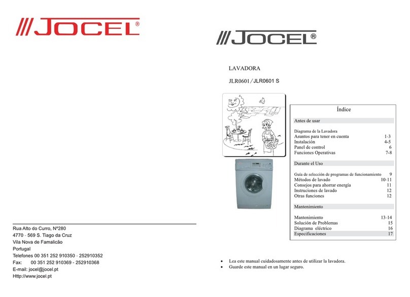 Jocel JLR0601 S User manual