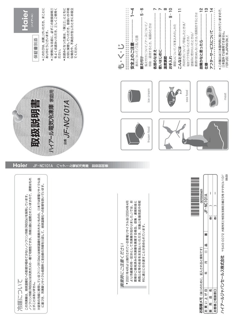 Haier JF-NC101A manual