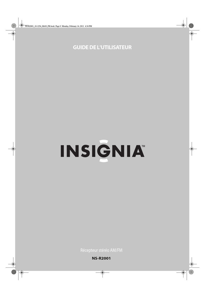 Insignia NS-R2001 user guide