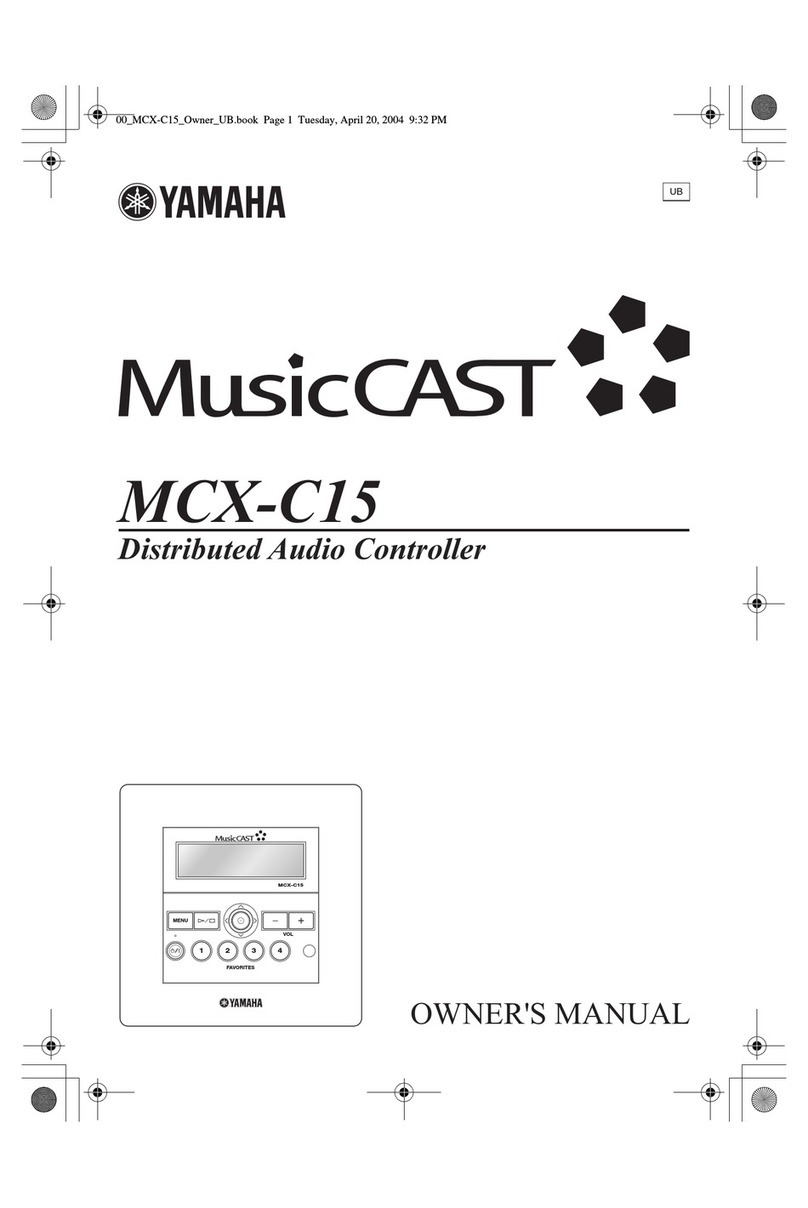 Yamaha MCX-C15P User manual