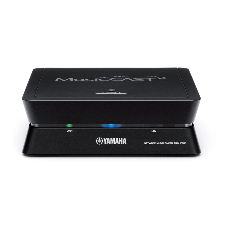 Yamaha MCX-P200 User manual Yamaha MCX-P200 User manual