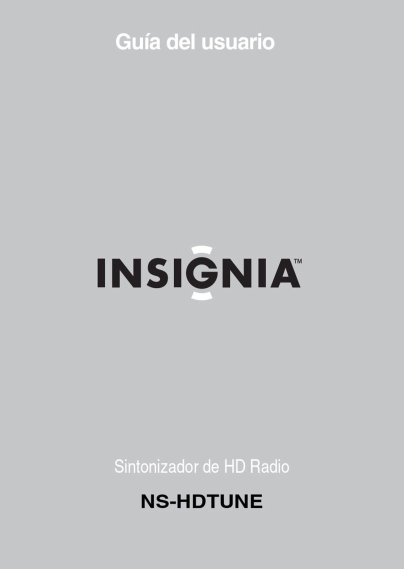 Insignia NS-HDTUNE - Radio / HD Tuner Quick start guide