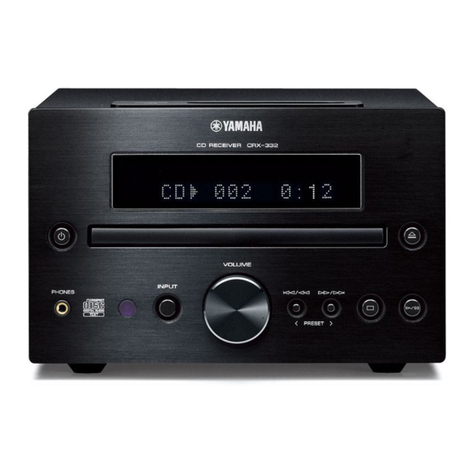 Yamaha CRX-332BL User manual