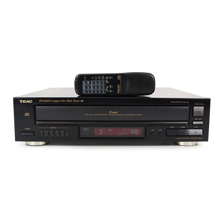 Teac PD-D2410 User manual
