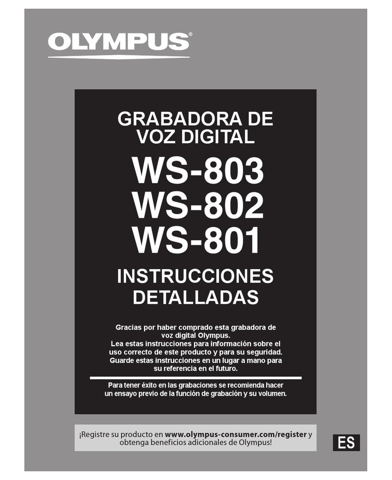 Olympus WS-801 Setup guide Olympus WS-801 Setup guide