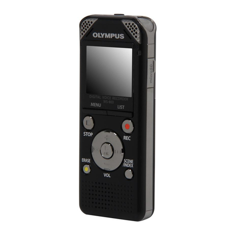 Olympus WS-801 Operating and maintenance manual Olympus WS-801 Operating and maintenance manual