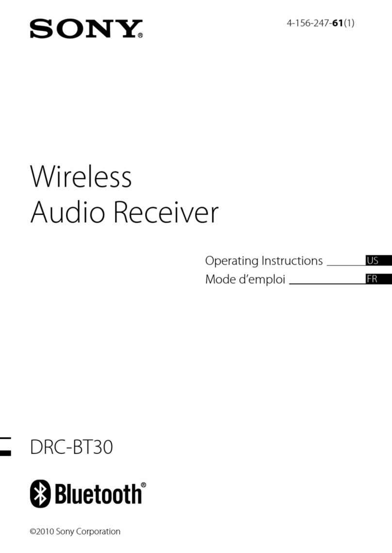 Sony DRC-BT30 User manual