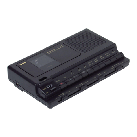 Sanyo TRC-8800 - Cassette Transcriber instruction manual