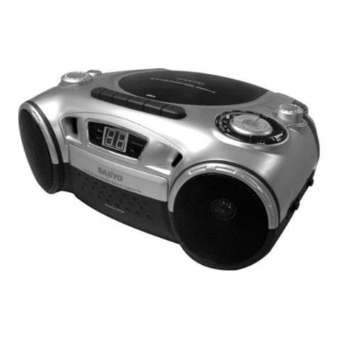 Sanyo MCD-XJ790 - PORTABLE CD RADIO CASSETTE RECORDER PLAYER CD-R/CD-RW/CD AM/FM... User manual Sanyo MCD-XJ790 - PORTABLE CD RADIO CASSETTE RECORDER PLAYER CD-R/CD-RW/CD AM/FM... User manual
