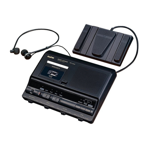 Sanyo TRC-6040 - Microcassette Transcriber User manual
