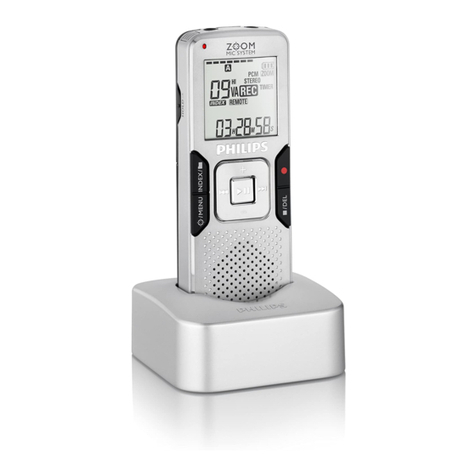 Philips Voice Tracer LFH0888 User manual
