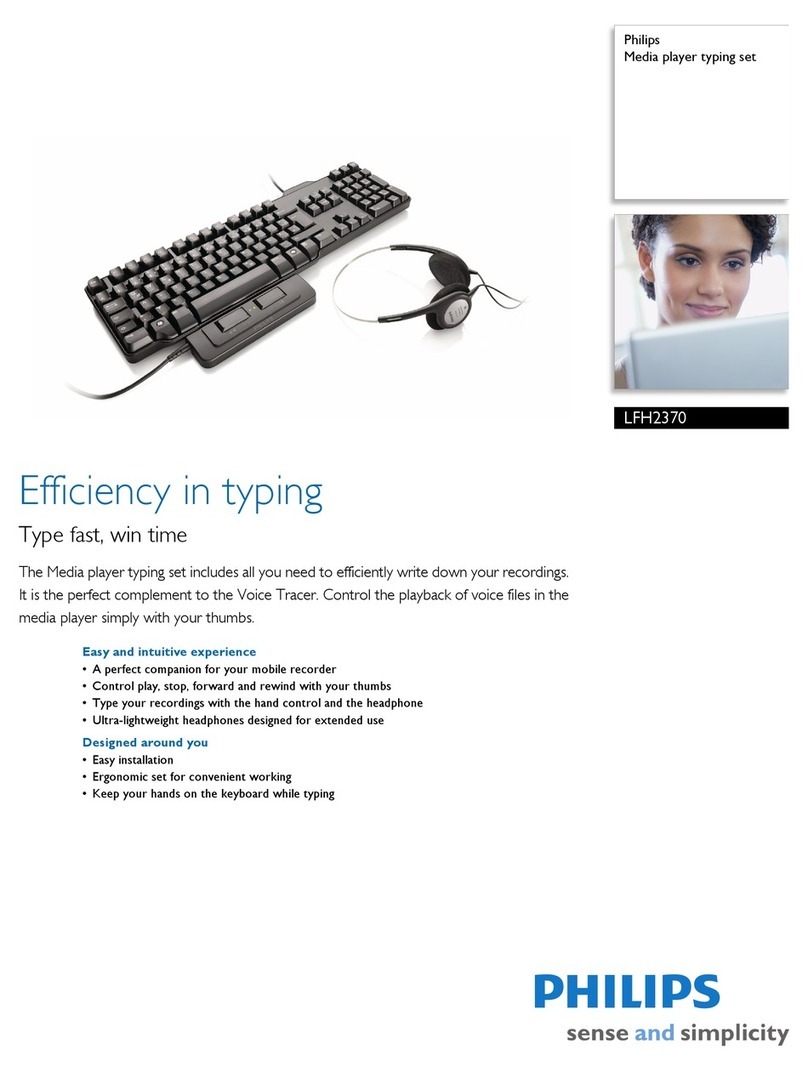 Philips LFH2370 User manual Philips LFH2370 User manual