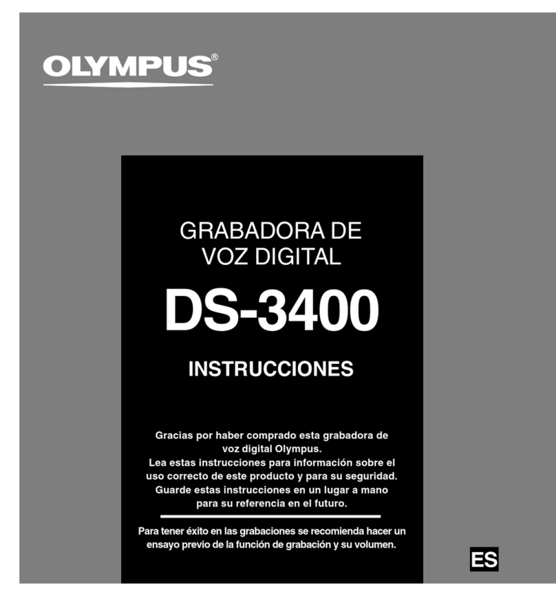 Olympus DS-3400 User manual