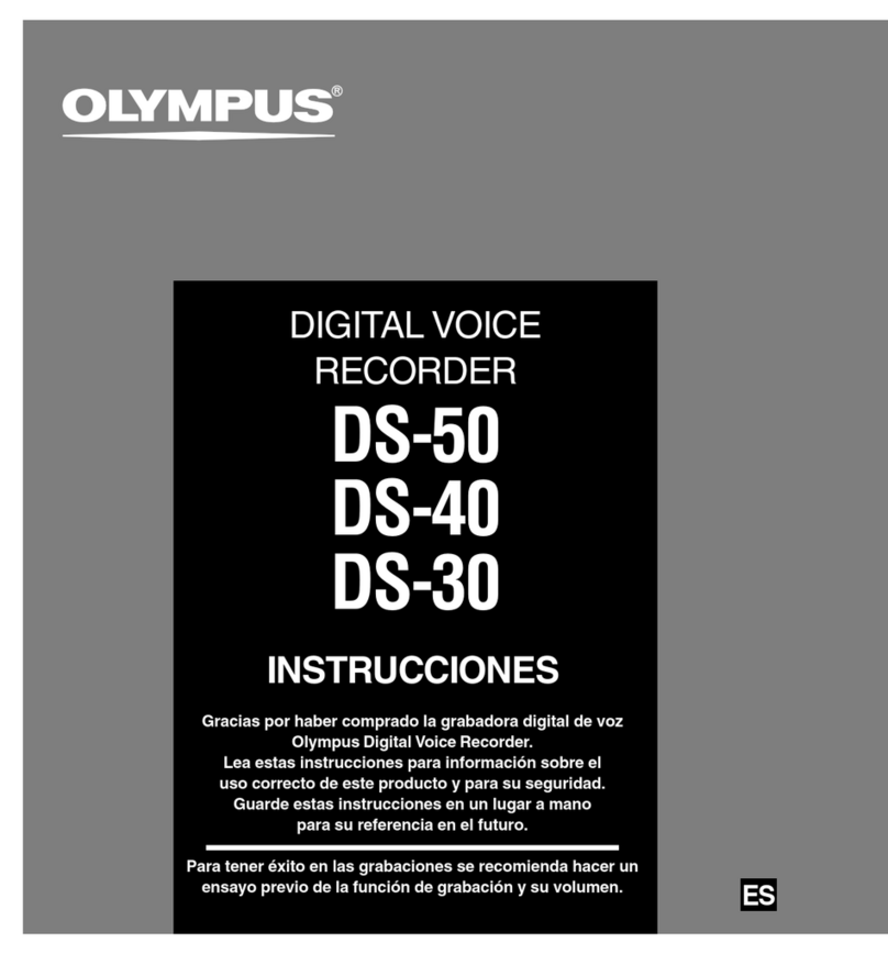 Olympus DS 30 User manual