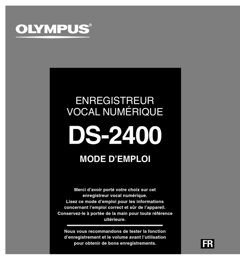 Olympus DS-2400 User manual