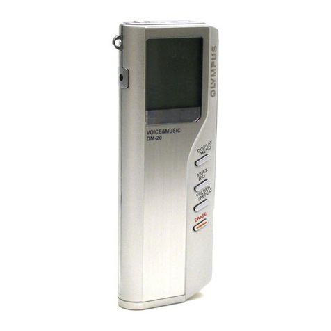 Olympus VOICE & MUSIC DM-10 Setup guide