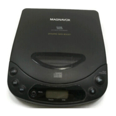 Magnavox AZ7166 - Cd Portable User manual