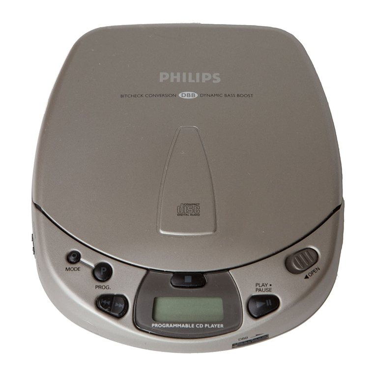 Philips AZ7271 - Cd Personal User manual