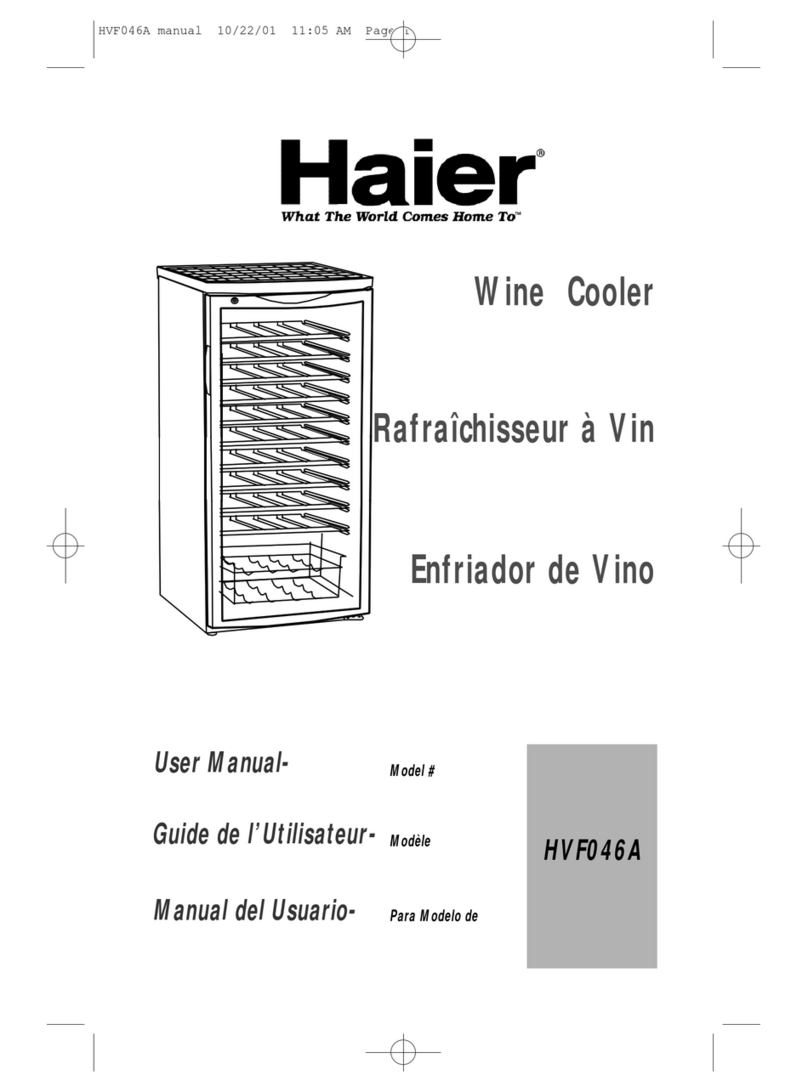Haier HVF046A - 03-01 User manual