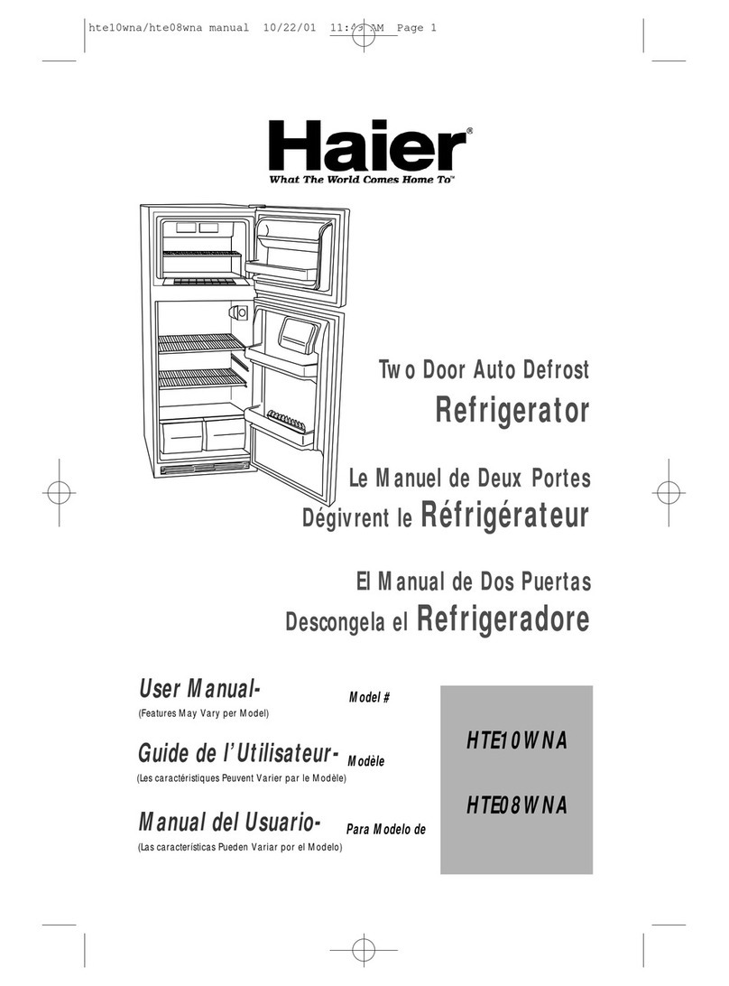 Haier HTE08WNA - 07-01 User manual Haier HTE08WNA - 07-01 User manual