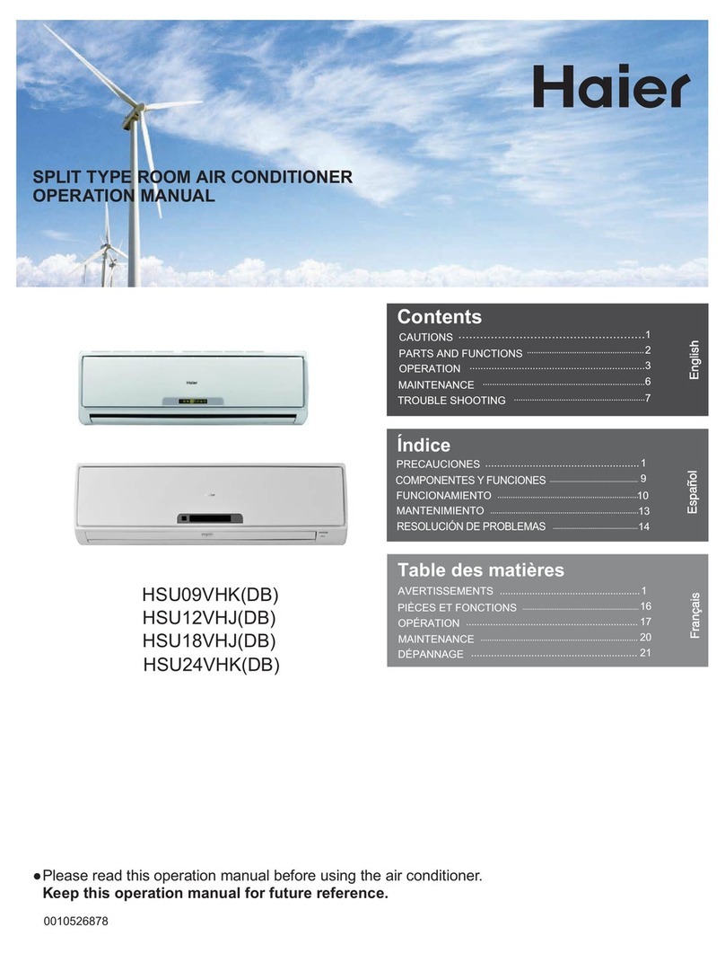 Haier HSU24VHK - User manual