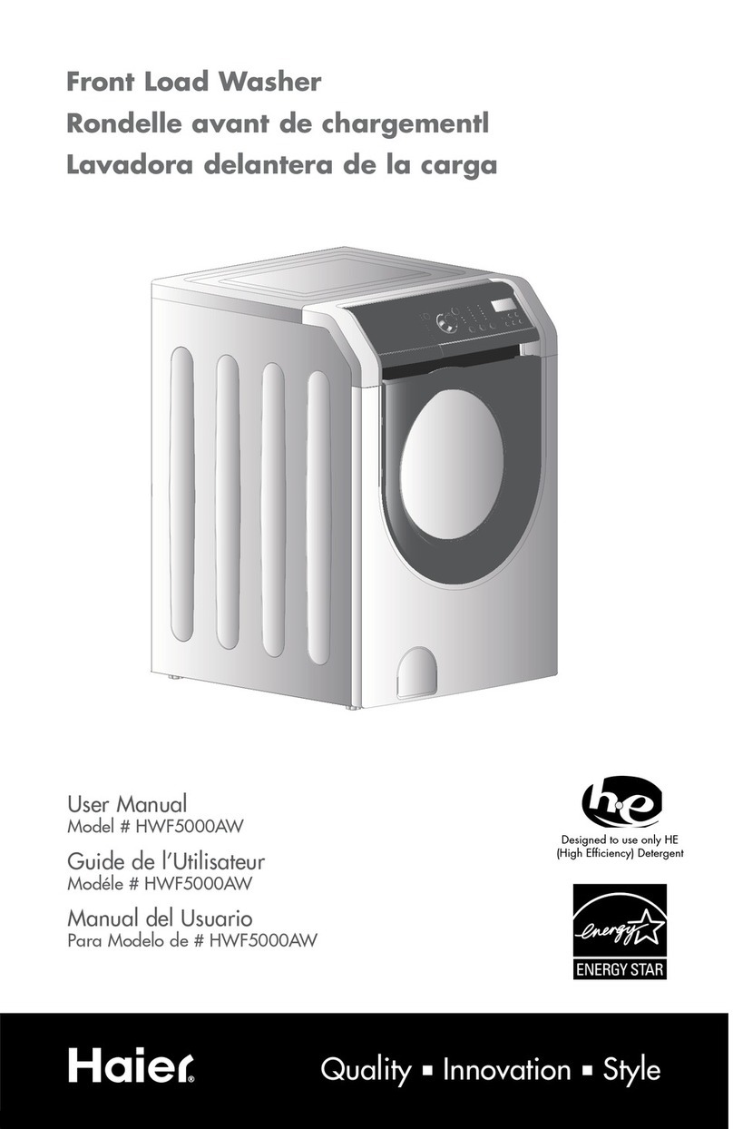 Haier HWF 5000 AW User manual