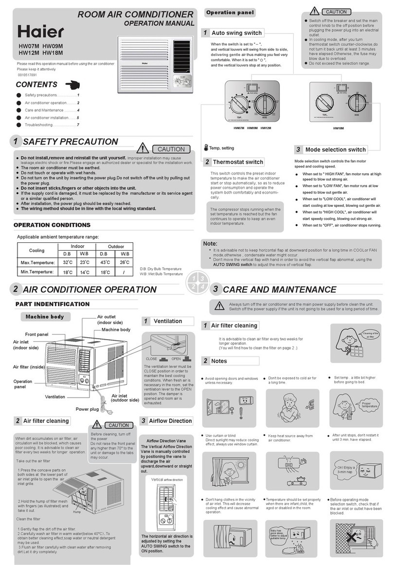 Haier HW-09LM03 User manual