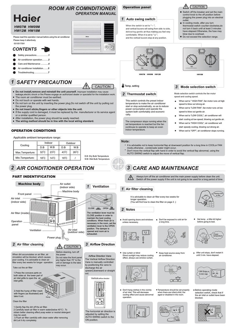 Haier HW-07LM03 User manual Haier HW-07LM03 User manual
