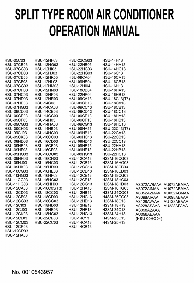 Haier HSU-24C13 HSU-22C13 User manual