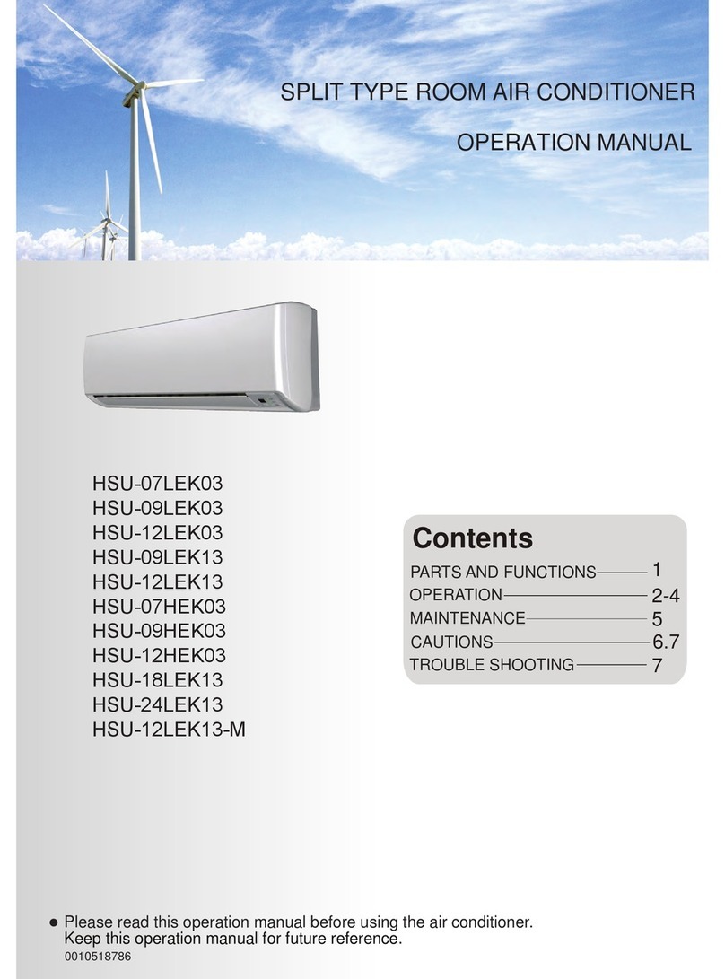 Haier HSU-18LEK13 User manual