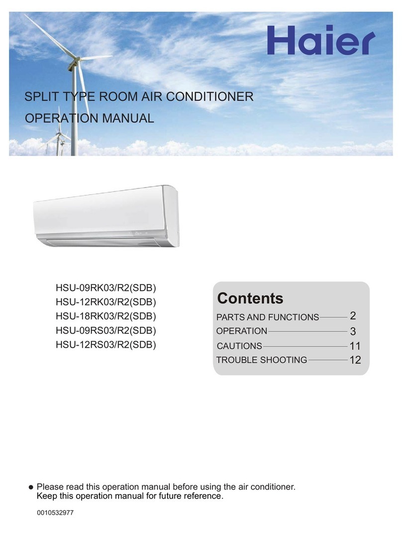 Haier HSU-18RK03-R2 User manual