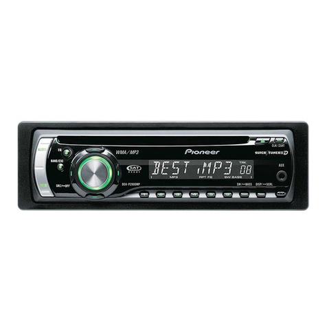 Pioneer DEH-P2900MP installation manual Pioneer DEH-P2900MP installation manual