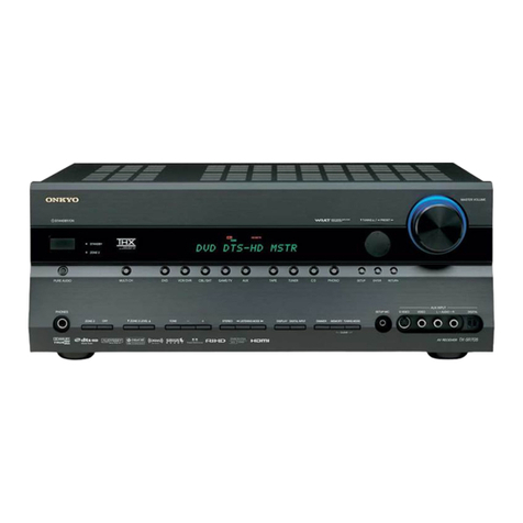 Onkyo SR705 - TX AV Receiver instruction manual