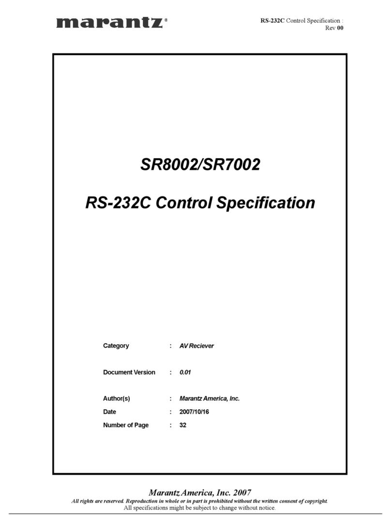 Marantz SR7002 specification
