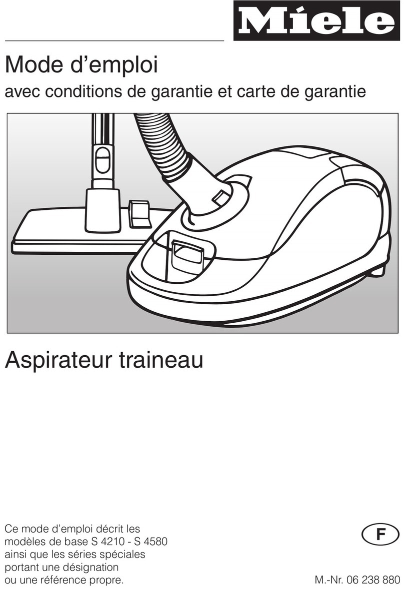 Miele SERIE S4 owner's manual