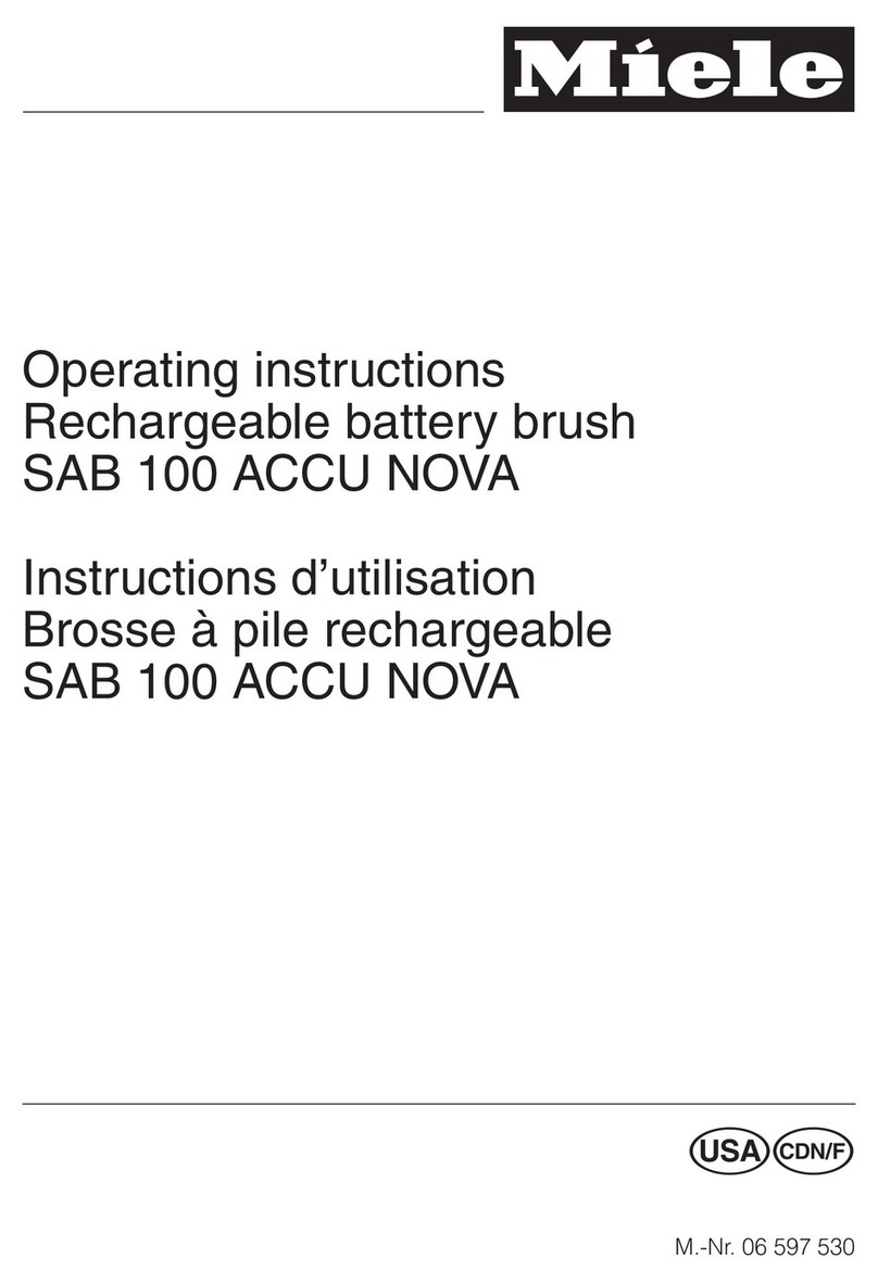 Miele SAB100 ACCU NOVA User manual