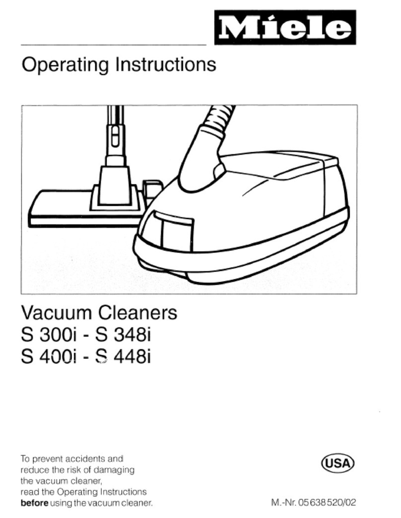 Miele S401I - User manual Miele S401I - User manual