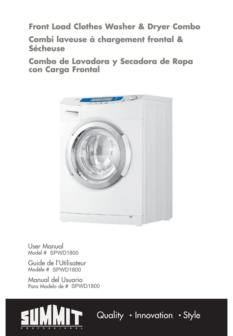 Summit SPWD1800 User manual