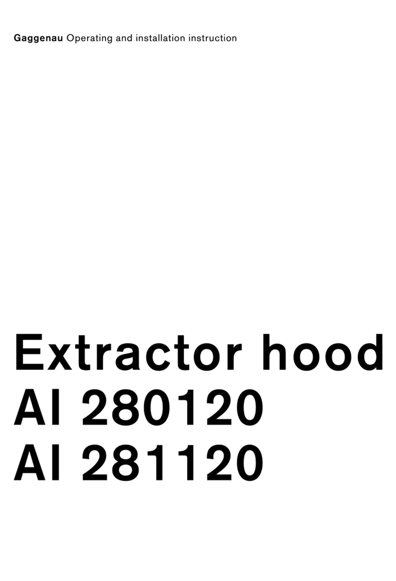 Gaggenau AI280120 Operating and installation instructions