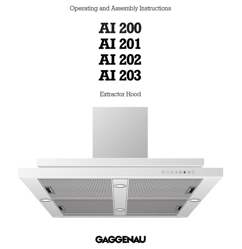 Gaggenau AI201102 Operating and assembly instructions