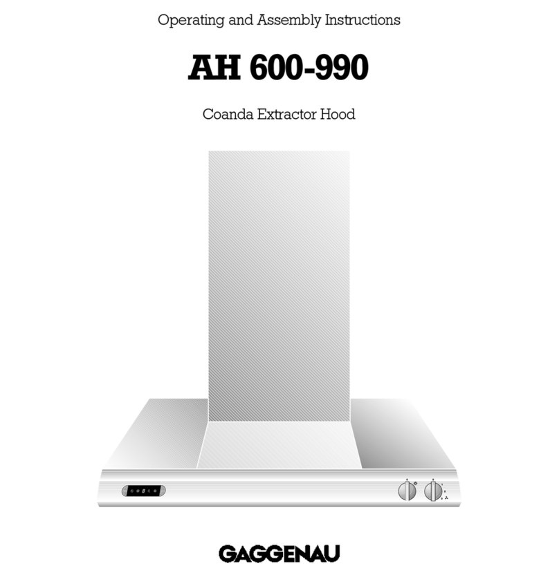 Gaggenau AH600990 Operating and assembly instructions