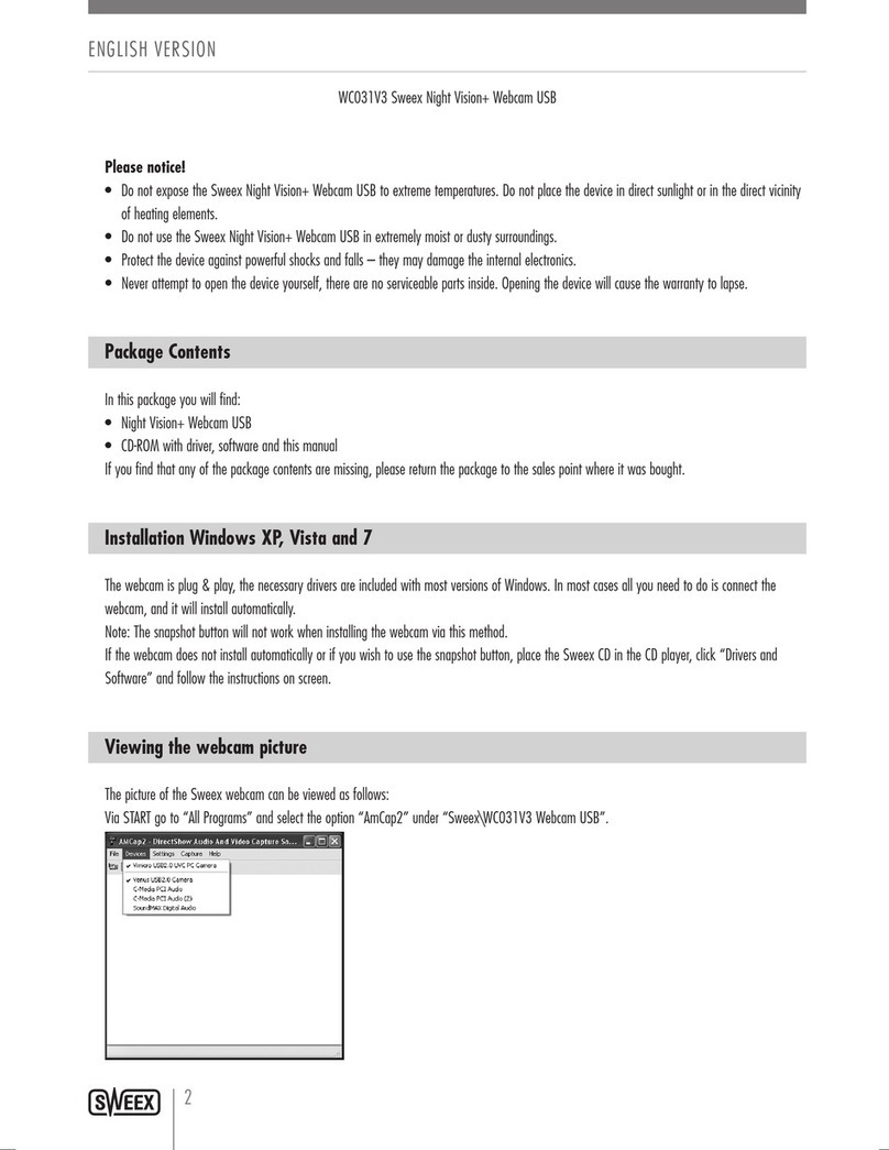 SWEEX WC031V3 User manual SWEEX WC031V3 User manual